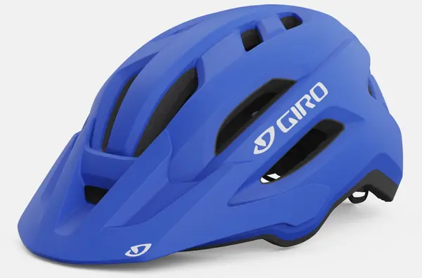 Image of Giro Fixture II Mens Mountain Bike Helmet UNISIZE 54-61CM MATTE TRIM Blue