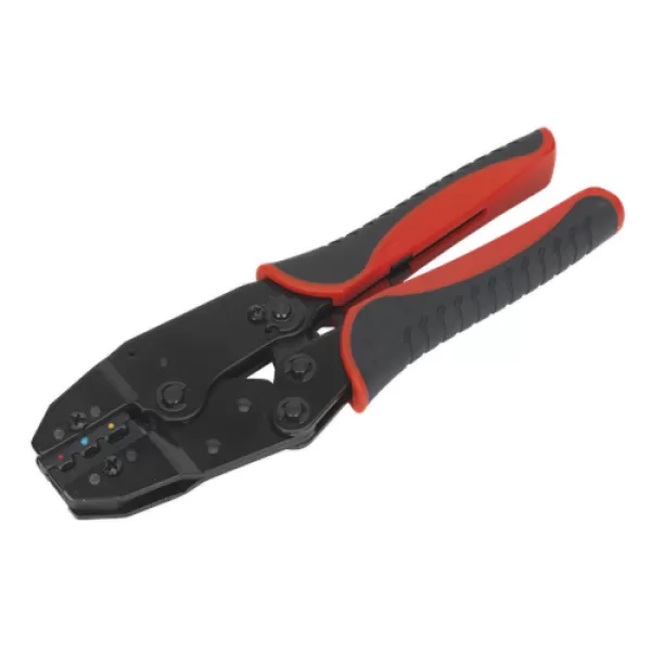 Image of Genuine SEALEY AK385 Ratchet Crimping Tool Insulated Terminals