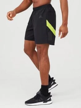 Image of Adidas Own The Run Shorts - Black