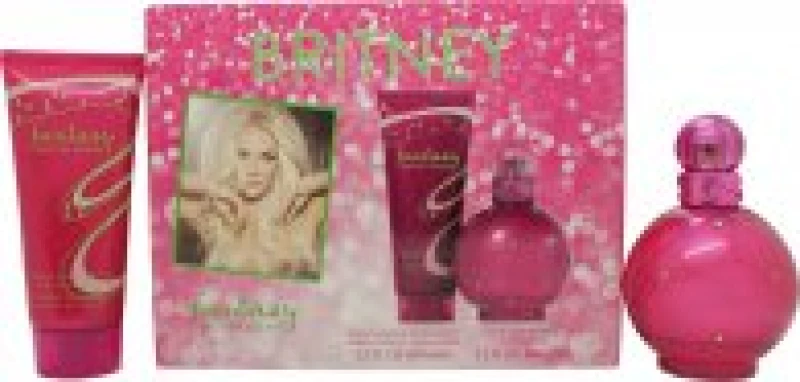 Image of Britney Spears Fantasy Gift Set 100ml Eau de Parfum + 100ml Body Souffle
