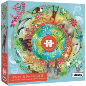 Image of There is No Planet B Circular Jigsaw - 500 Pieces