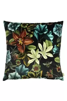 Image of Midnight Garden Floral Printed Cushion