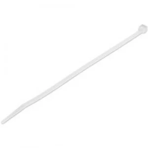 Image of StarTech.com 100 Pack 8 White Cable Ties
