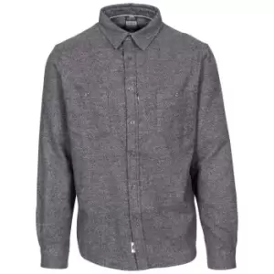 Image of Trespass Mens Buddworthwas Shirt (M) (Dark Grey Marl)