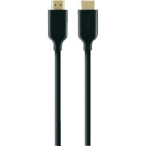 Image of Belkin High Speed HDMI Cable With Ethernet Gold Plated In Black 1m