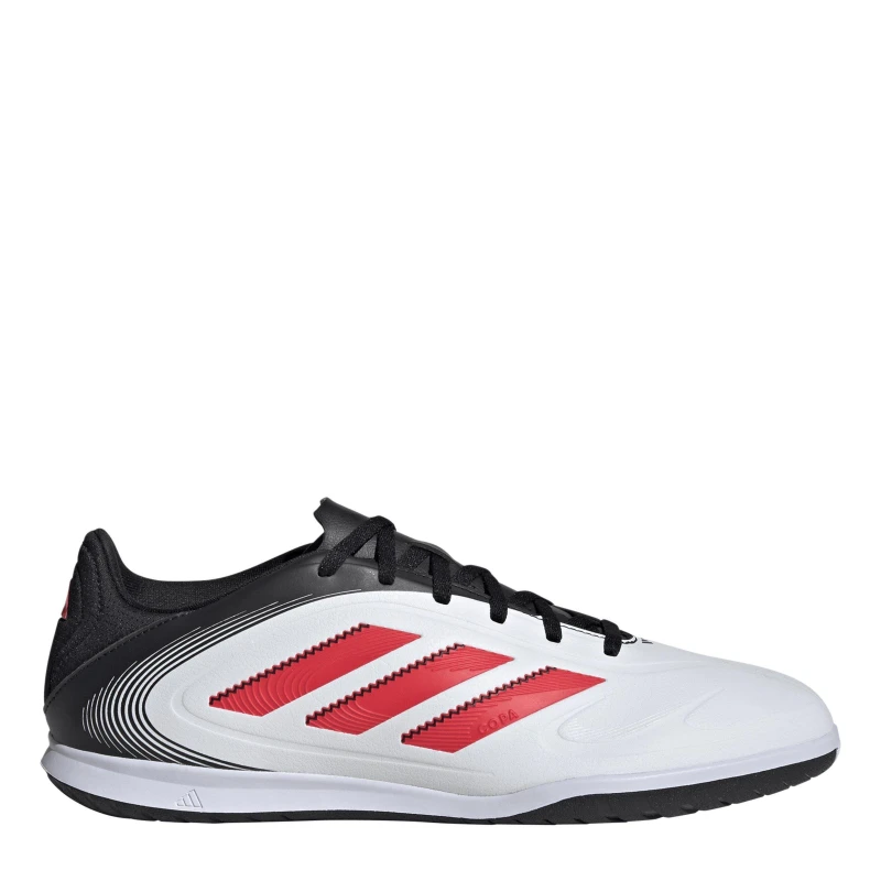 Image of adidas Mens Copa Pure Club Indoor Football Boots White/Red/Black male 7 (40.7)