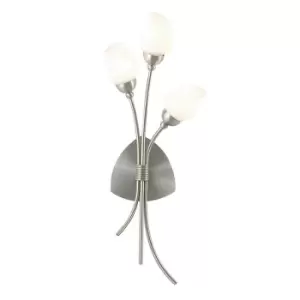 Image of Rimini Wall Lamp 3 Light G9 Satin Chrome