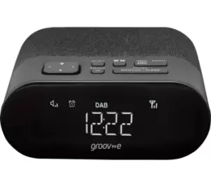 Image of GROOV-E Roma GV-CR03 DAB/FM Clock Radio - Black