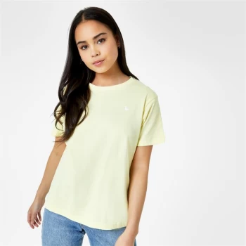 Image of Jack Wills Endmoor Logo T-Shirt - Yellow