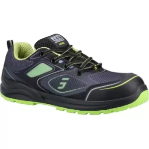 Image of Safety Jogger Mens Cador Safety Trainers (10.5 UK) (Black/Green)
