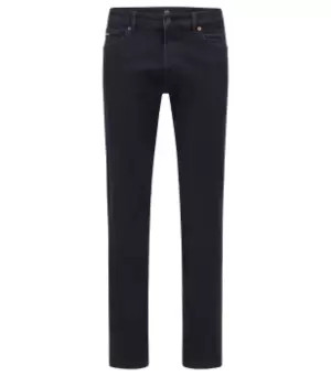 Image of Hugo Boss Orange Maine Stretch-denim Jeans In Darkwash - Size 34/34leg