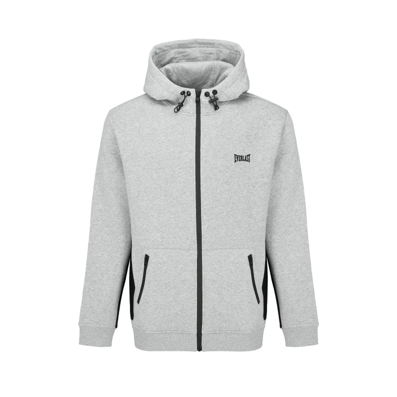 Image of Everlast Premium Zip Hoodie Mens Grey Marl 09 male XS