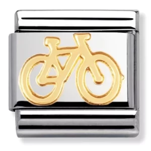 Image of Nomination CLASSIC Gold Daily Life Bicycle Charm 030108/04