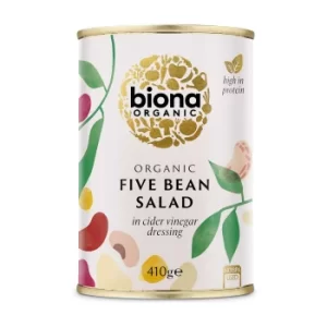 Image of Biona Five Bean Salad in Vinaigrette Dressing 410g