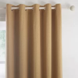 Image of Indiana Yellow Eyelet Curtains Yellow