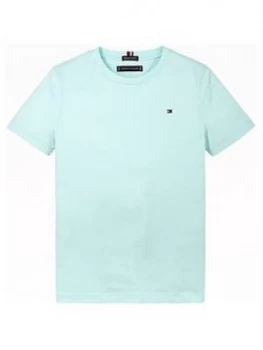 Image of Tommy Hilfiger Boys Short Sleeve Essential Flag T-Shirt - Light Blue
