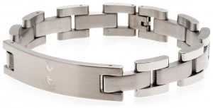 Image of Stainless Steel Tottenham Hotspur Crest Bracelet