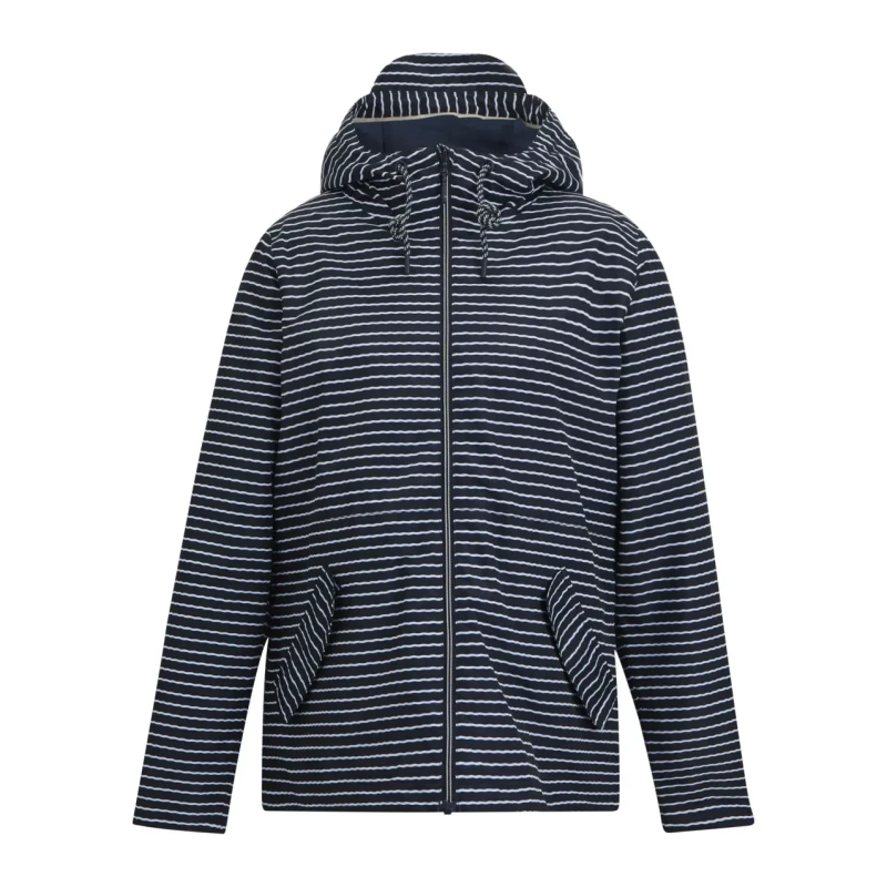 Image of Regatta Womens Bayletta Hooded Waterproof Jacket in Navy Size: 20 Navy Female 20