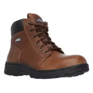 Image of Skechers Mens Workshire Safety Boots (13 UK) (Brown) - Brown