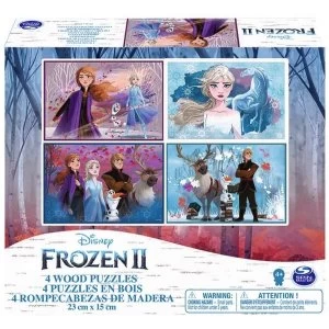 Image of Frozen 2 - 4 Wood Puzzles (24 Pieces)