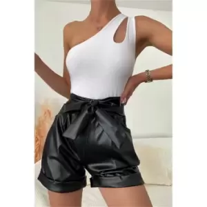 Image of I Saw It First Double Layer Slinky Square Neck Side Split Maxi Dress - White