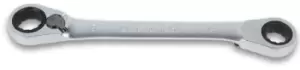 Image of Beta Tools 195P Dbl End BiHex Offset Ratchet Ring Wrench 15˚ 8 x 10mm 001950210