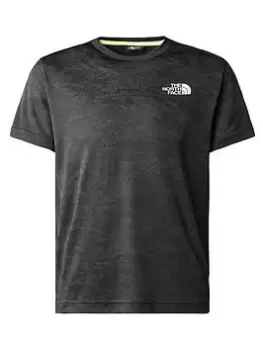 Image of Boys, The North Face The North Face Older Boy Mountain Athletics Short Sleeve Tee, Grey, Size Xs=6 Years