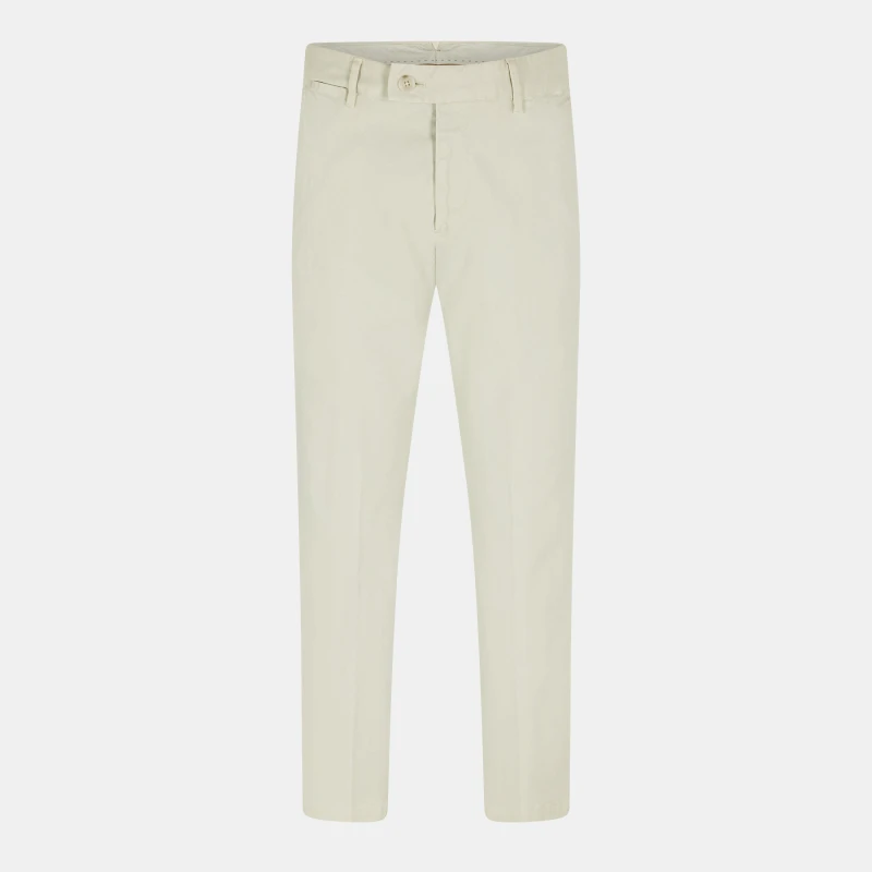 Image of Boss Mens L Geel D F Slim Fit Trousers Light Beige male 30W R