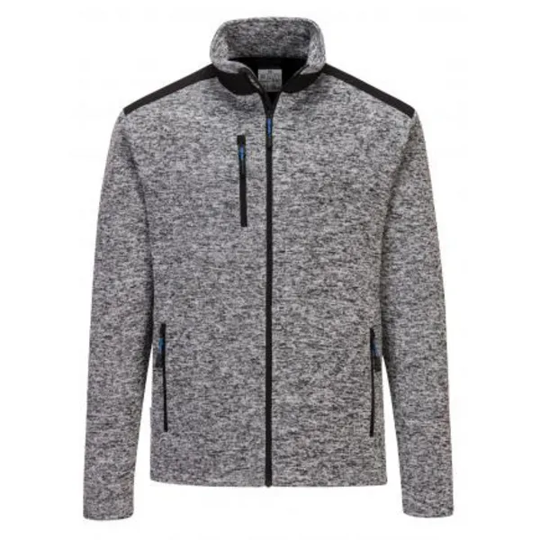 Image of Portwest KX3 Mens Performance Fleece Jacket T830PGRXL Colour: Platinum Grey