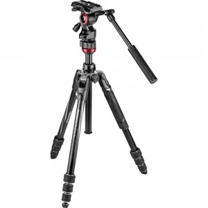 Image of Manfrotto MVKBFRT LIVE Befree live fluid head with Befree aluminum tripod system Twist Lock