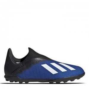 Image of adidas X 19.3 Laceless Junior Astro Turf Trainers - TeamRoyal/White