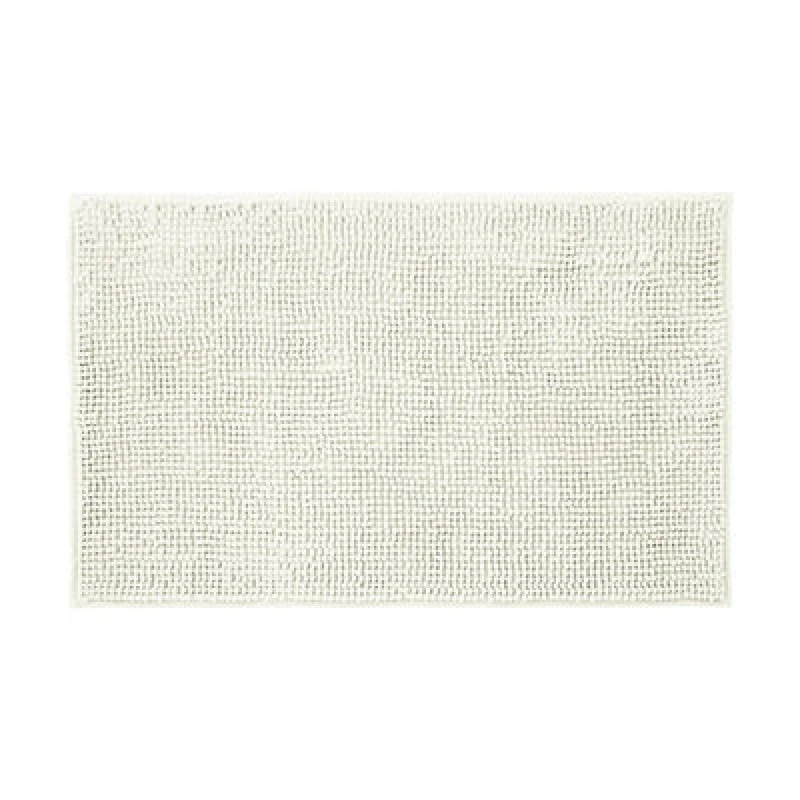 Image of Allure Bath Fashions Chenille Bobble Bath Mat Non Slip 60 X 90Cm - Cream