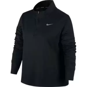 Image of Nike Dri Fit Element Half Zip Top Ladies - Black