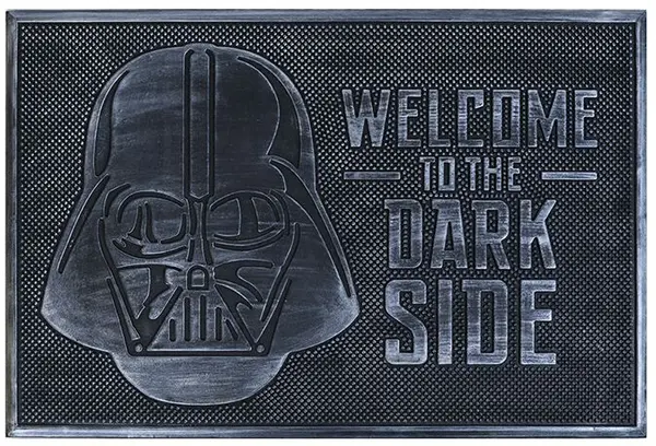 Image of Star Wars Welcome To The Dark Side Door Mat multicolour Onesize Unisex