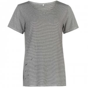 Image of Firetrap Blackseal Distressed T Shirt Ladies - Grey