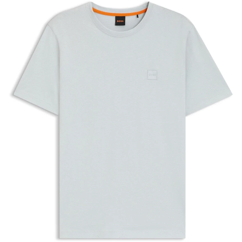 Image of Boss Mens HBO Tales T-Shirt, Premium Cotton Lt Grey 053 male S