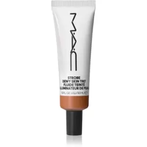 Image of MAC Cosmetics Strobe Dewy Skin Tint Tinted Moisturiser Shade Deep 4 30ml