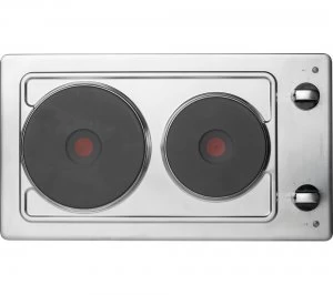 Image of Hotpoint E320SKIX 2 Burner Solid Plate Hob