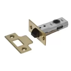 Image of Y2600 Tubular Latch Essentials Polished Brass 79mm 3" Visi
