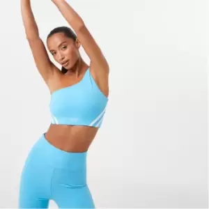 Image of Jack Wills One Shoulder Crop Top - Blue