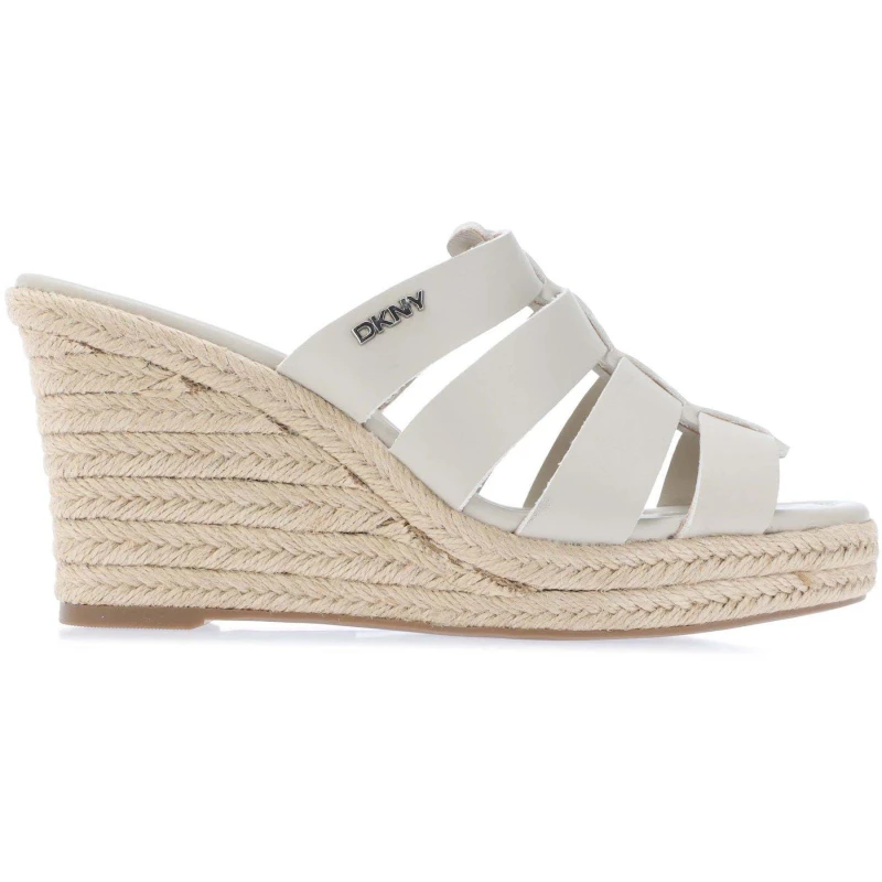 Image of DKNY Cintera Wedge Sandals White female UK 5