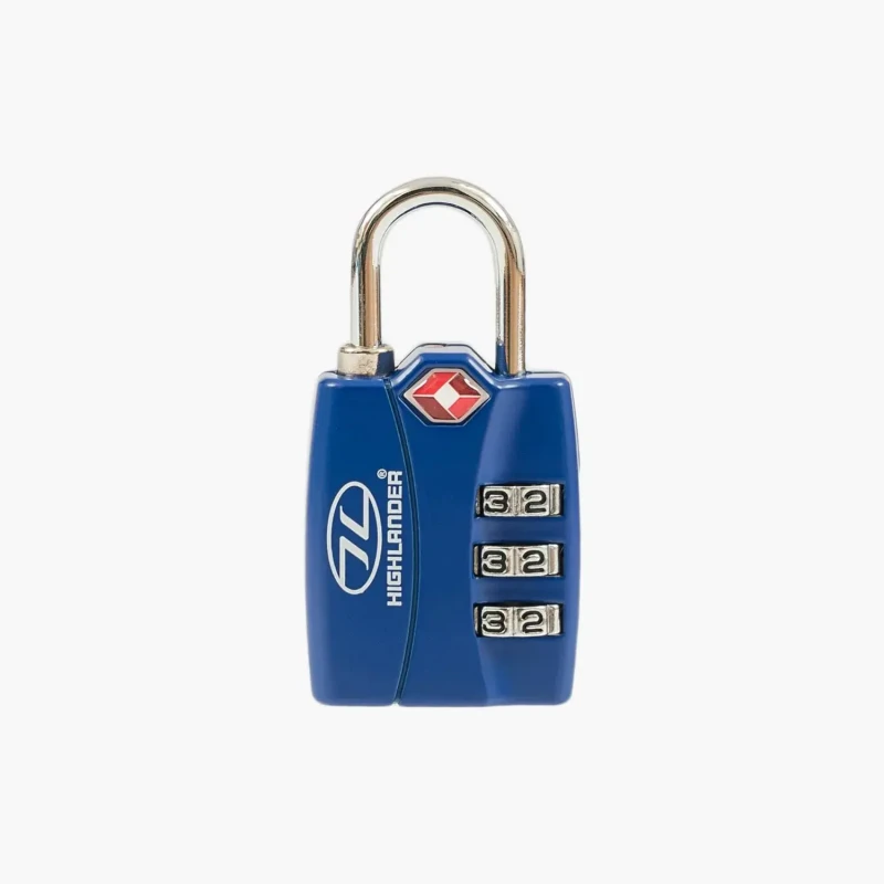 Image of Combination lock Highlander TSA Alert Bleu Unisex TU
