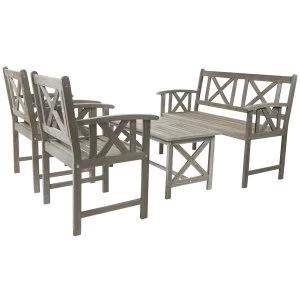 Image of Charles Bentley 5-Seater Outdoor Lounge Set