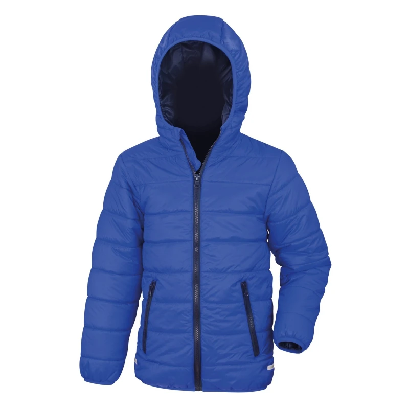 Image of Result Core Padded Showerproof & Windproof Jacket in Mid Navy Size: XS Mid Navy Unisex XS