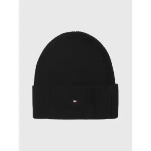 Image of Tommy Hilfiger Essential Flag Beanie - Black