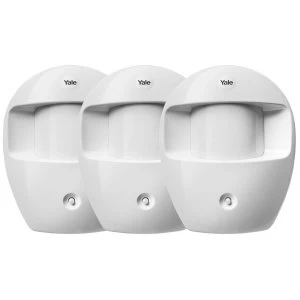 Image of Yale Easy Fit PIR Motion Detector - 3 Pack