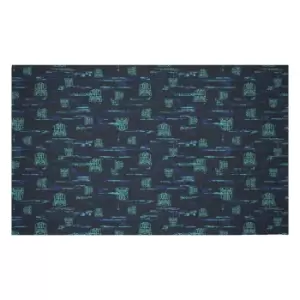 Image of Decorsome x Transformers Glitch Pattern Woven Rug - Small