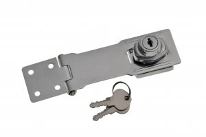 Image of Wickes Locking Gate Hasp - Galvanised 115mm