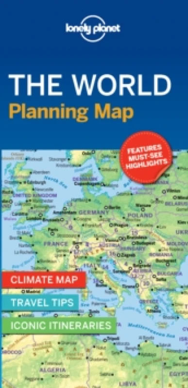 Image of Lonely Planet The World Planning Map Sheet map, folded