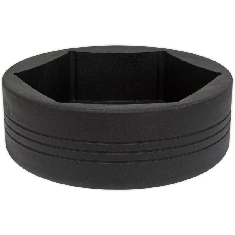 Image of Loops 120mm Commercial 6 Point Impact Socket Bit - 1" Square Drive - Drop Forged Steel Metallics